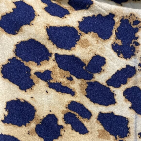 Katies Leopard Pant Relaxed Fit Pull-on Crop pant Size 8 - Picture 11 of 13